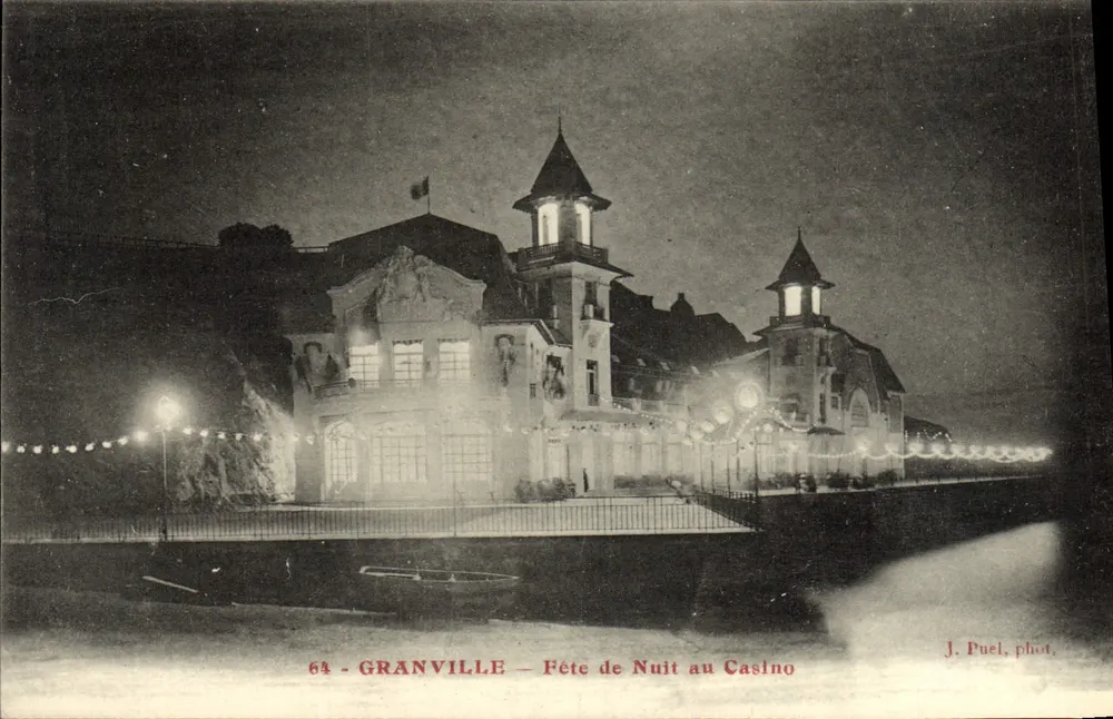 Granville — Nachtfeier am Casino — J. Puel phot. - Vorderseite