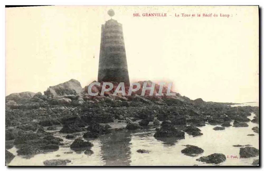 Granville — La Tour und der Loup-Riff — J. Pual, fot. - Vorderseite