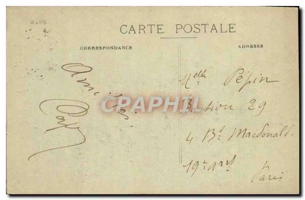 Granville — O Cabo Lihou (Côte d'Armor) — editor Granville, n° 114 - Verso
