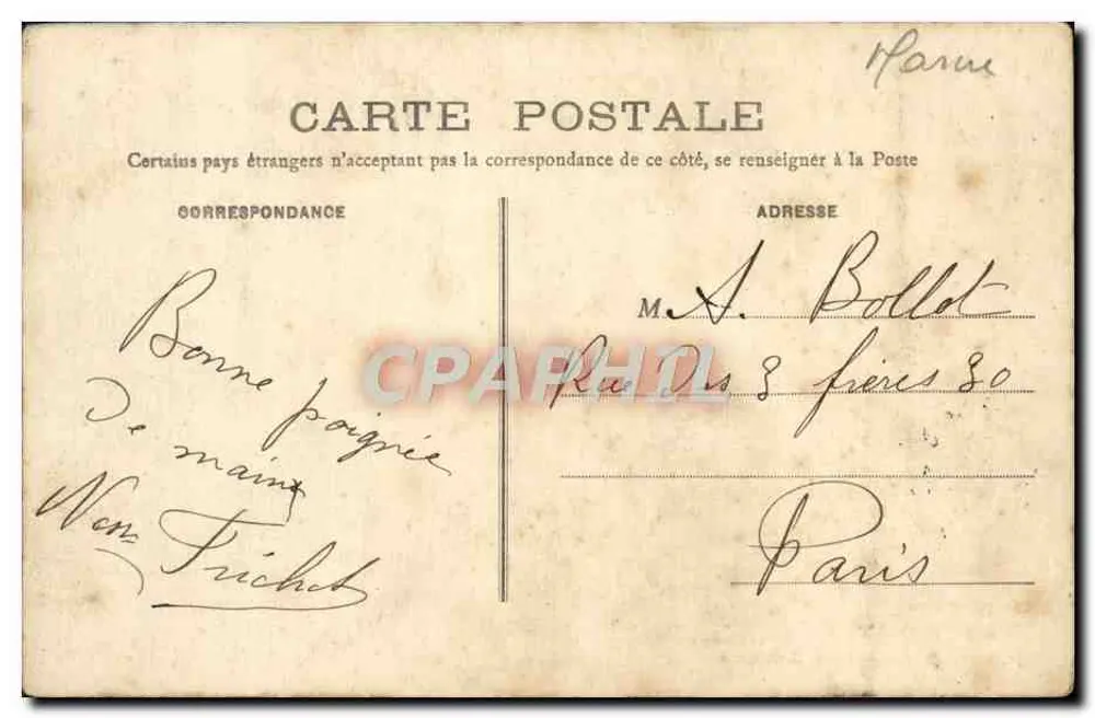 Épernay — Passage nach Épernay — Ausgabe E. & C. T. - Rückseite