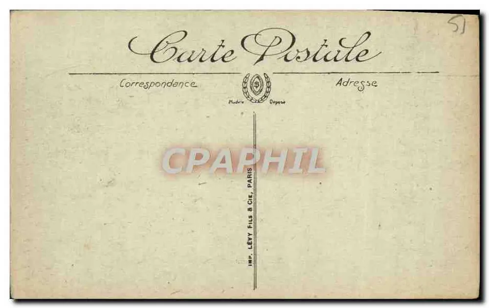 Epernay — Das Hospiz Auban-Moët — La Chipelle — LL. — Nr. 86 - Rückseite