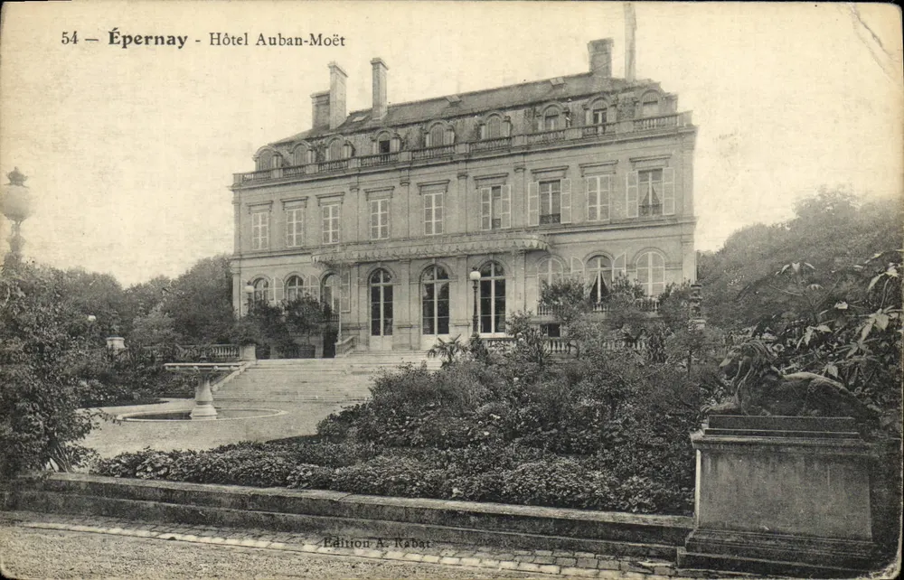 Épernay — Hôtel Auban-Moët — Édition A. Rabat - Frente