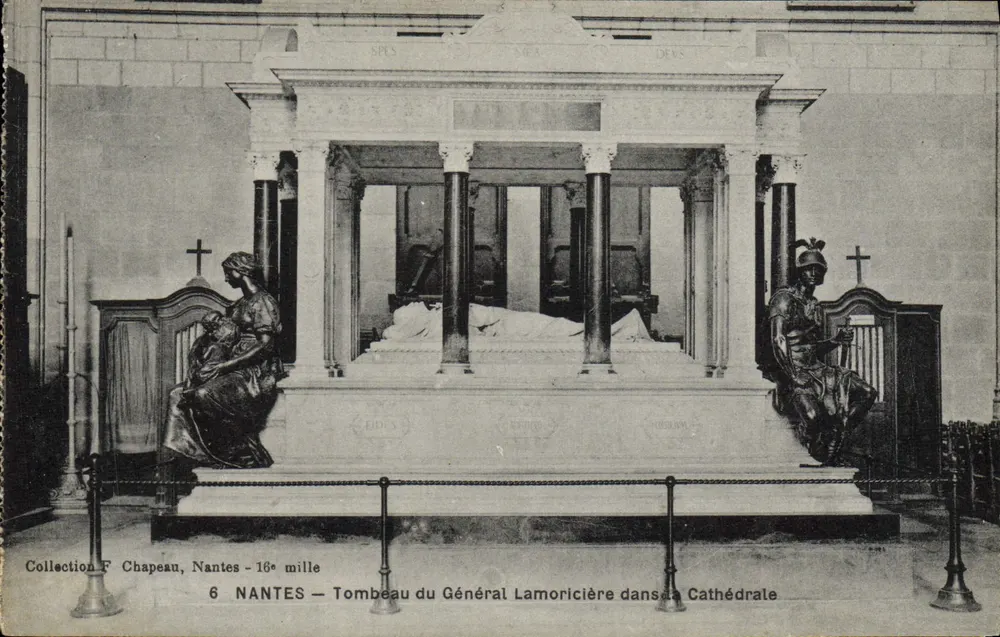 NANTES — Grabmal des Generals Lamoricière in der Kathedrale — Sammlung F. Chapeau, Nantes - 16. Tausend - Vorderseite