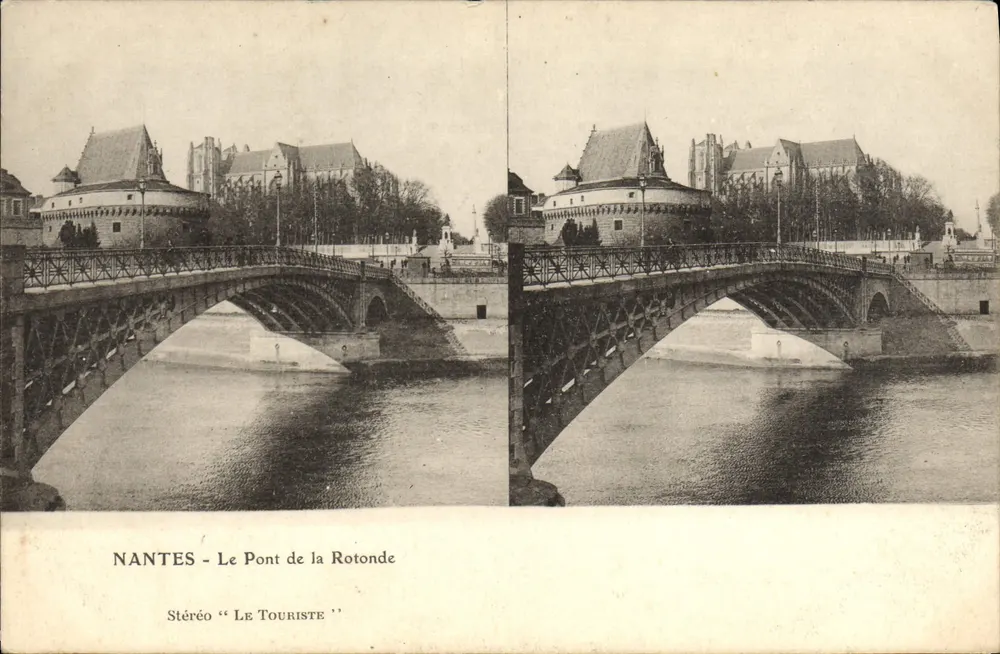NANTES - El Puente de la Rotonda — Stéréo 'Le Touriste' - Anverso