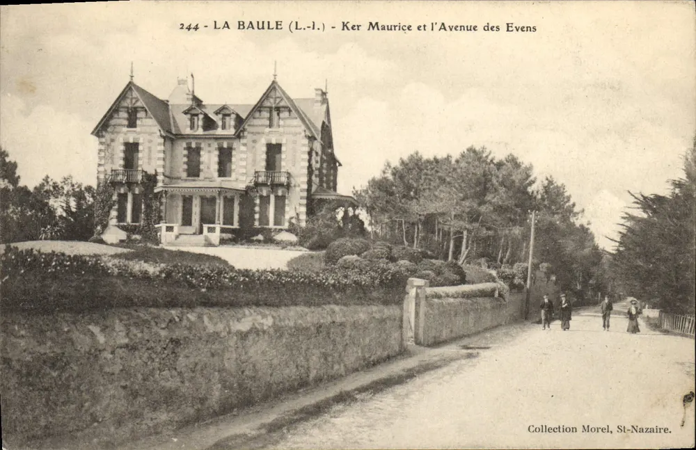 La Baule (L.-I.) - Ker Maurice und die Avenue des Evens — Sammlung Morel, St-Nazaire - Vorderseite