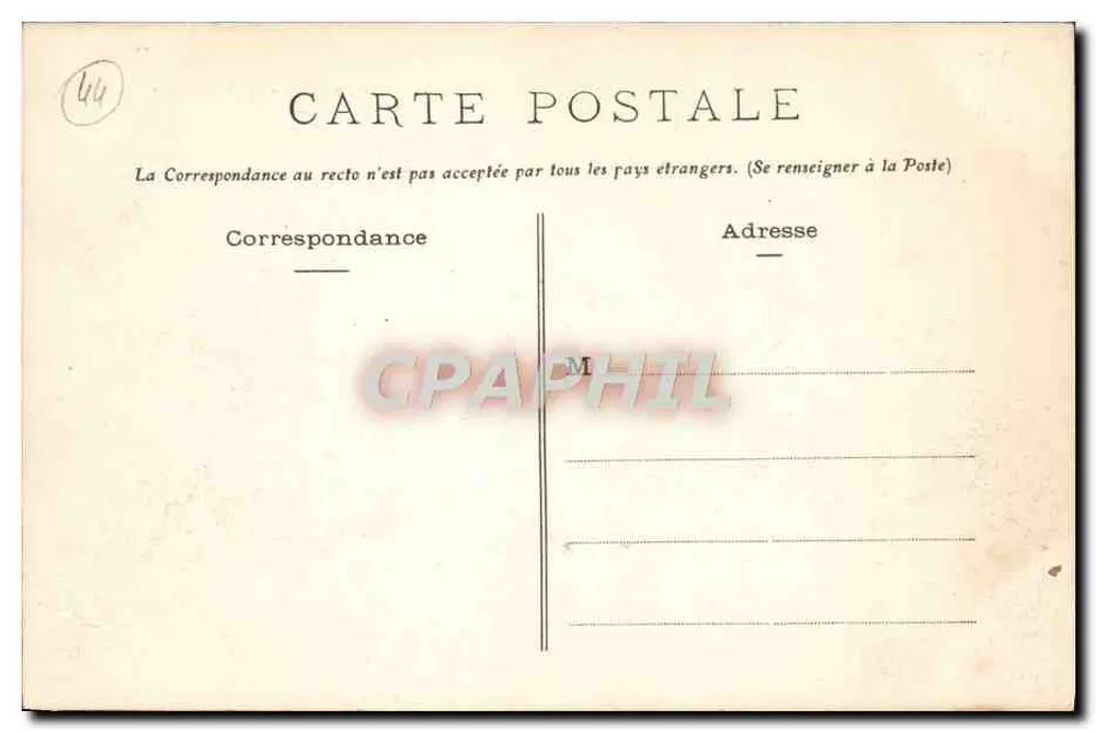 La Baule (L.-Inf.) - O Boulevard Hennecart — Coleção Morel, St-Nazaire, n°253 - Verso