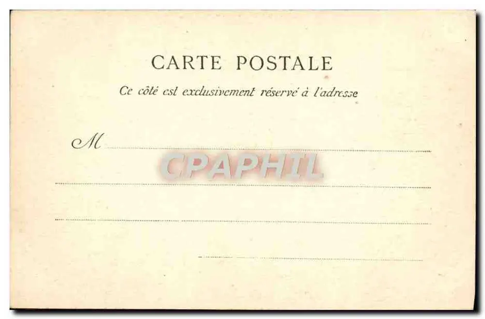 Cherbourg — Notre-Dame-du-Vœu — Antike Ansichtskarte Paris, n°7 - Rückseite