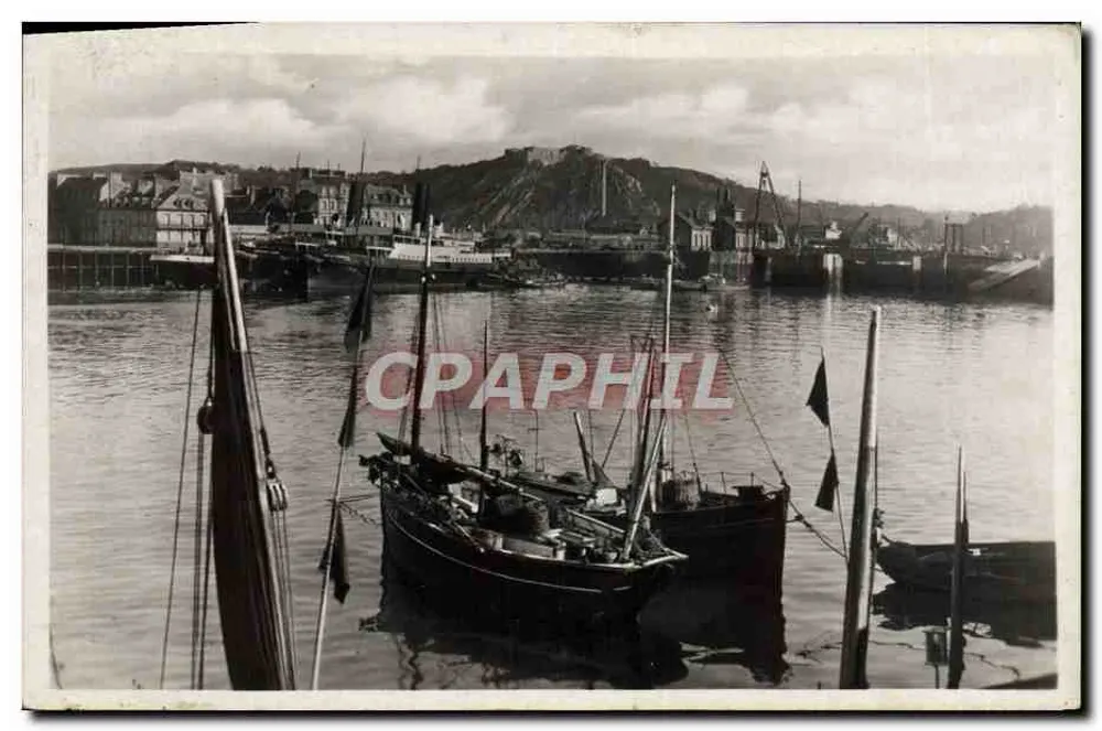 Cherbourg (Manche) — Hafen und Festung du Roule — Éditions d'Art Belrance, Paris - Vorderseite
