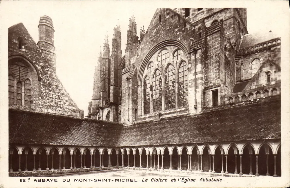 Abbaye du Mont-Saint-Michel — Le Cloître et l'Église Abbatiale — Édition de l'Abbaye du Mont-Saint-Michel - Awers