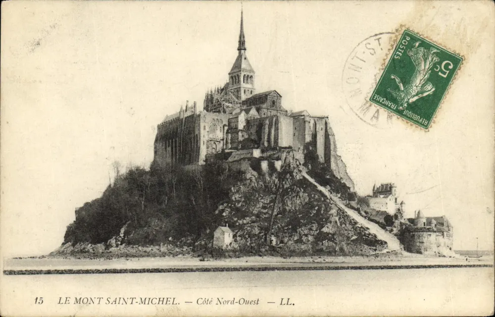 Mont Saint-Michel — Nordwestseite — LL. - Vorderseite