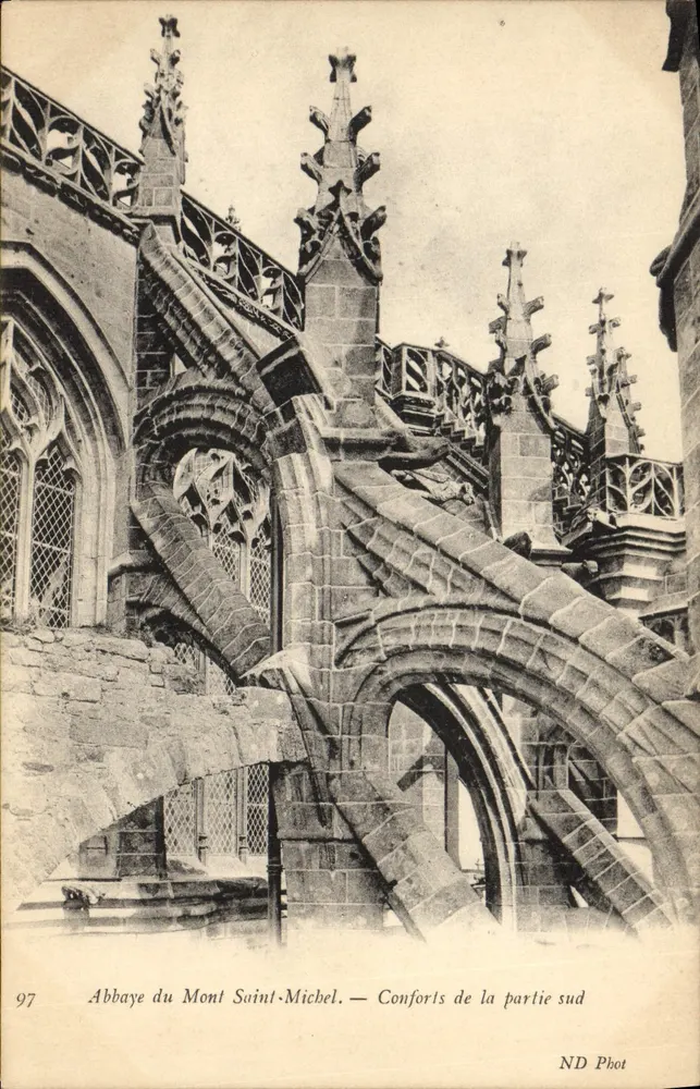 Abbaye du Mont-Saint-Michel — Komfort der südlichen Seite — ND Phot, n°97 - Vorderseite