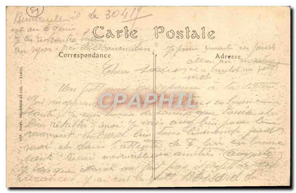 Kathedrale von Chalons-sur-Marne — Nordportal — ND. Phot. n°71 - Rückseite