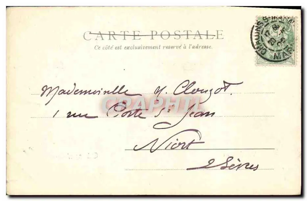 Châlons-sur-Marne — Vista Geral — editor TARDY n°2055 - Verso