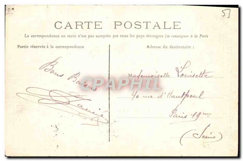 Chalons-sur-Marne — Ansicht des Pont des Mariniers — Parbe-Maîtres, Verleger - Rückseite