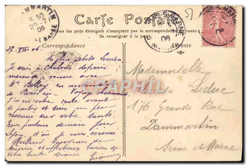 Umgebung von CHALONS-SUR-MARNE — Kirche Notre-Dame-de-L'Épine, Nordseite — unbekannter Verlag, n° 92 - Rückseite