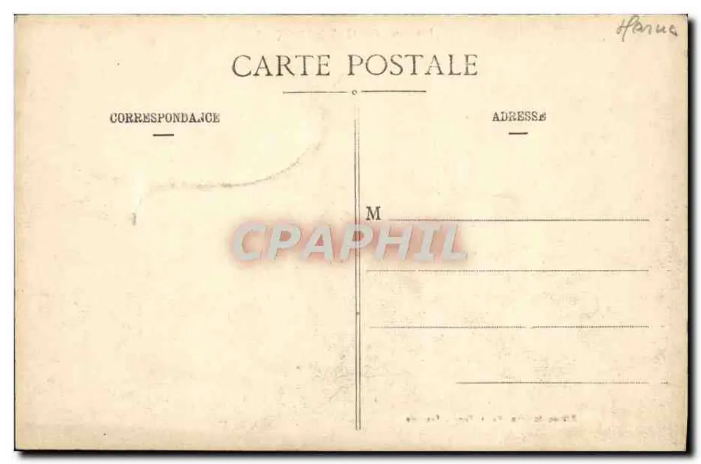 Panorama de VITRY LE-FRANÇOIS — edição do Grand Paris, Paris, França - Verso