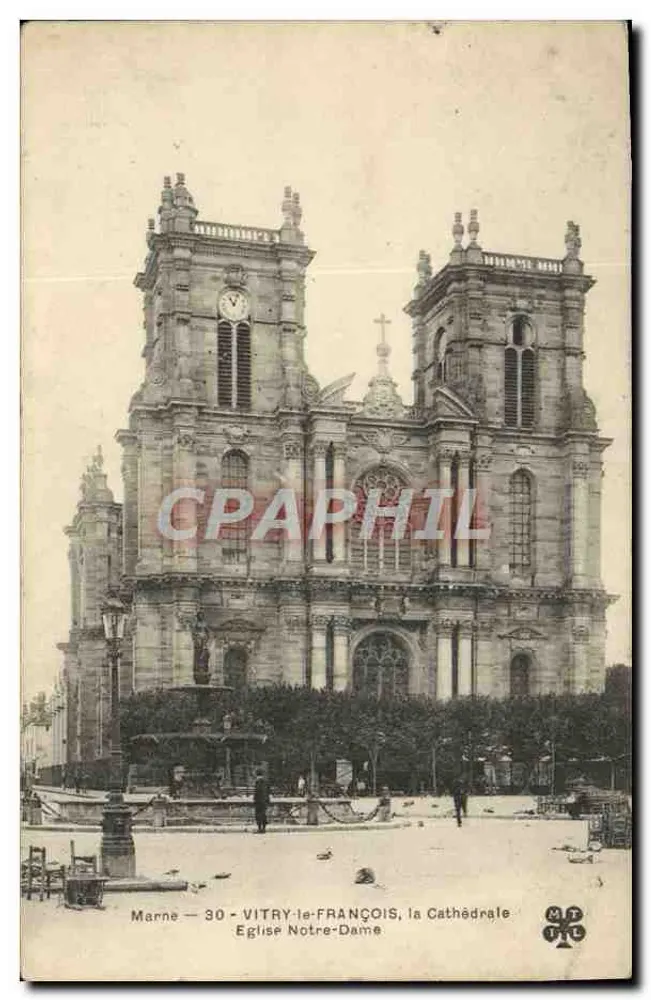 VITRY-le-FRANÇOIS — die Kathedrale — Verlag MT - Vorderseite