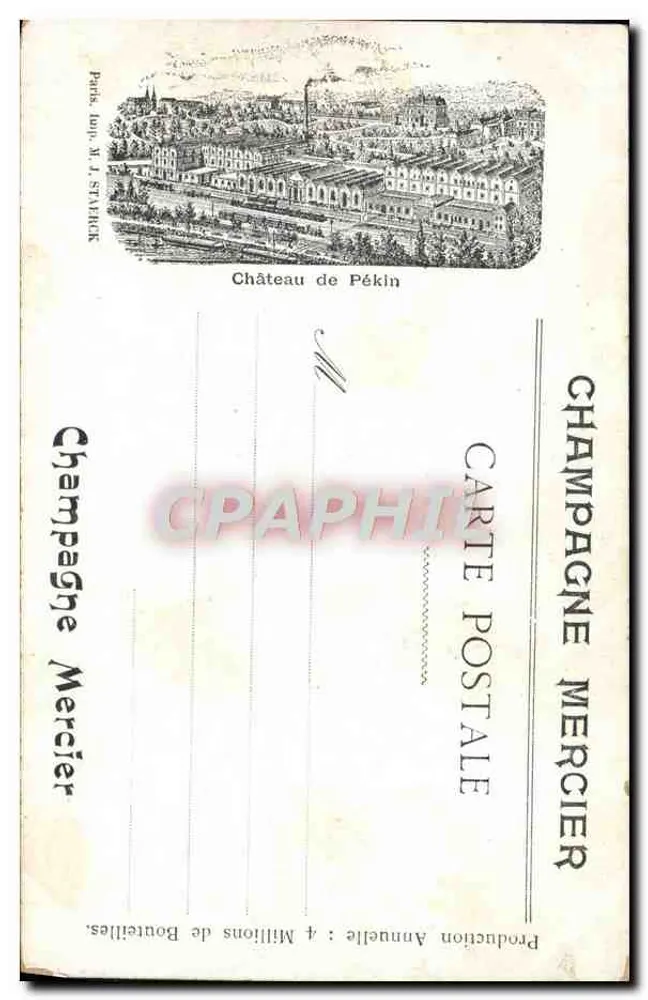 ÉPERNAY — KIRCHE NOTRE-DAME — PORTAL SAINT-MARTIN — Sammlung von Champagne Mercier - Rückseite