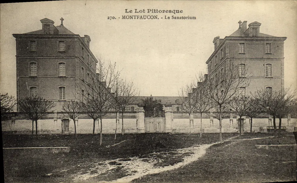 Montfaucón - Das Sanatorium — Das Pittoreske Lot, Verlag H. L. Cattore, Nr. 270 - Vorderseite
