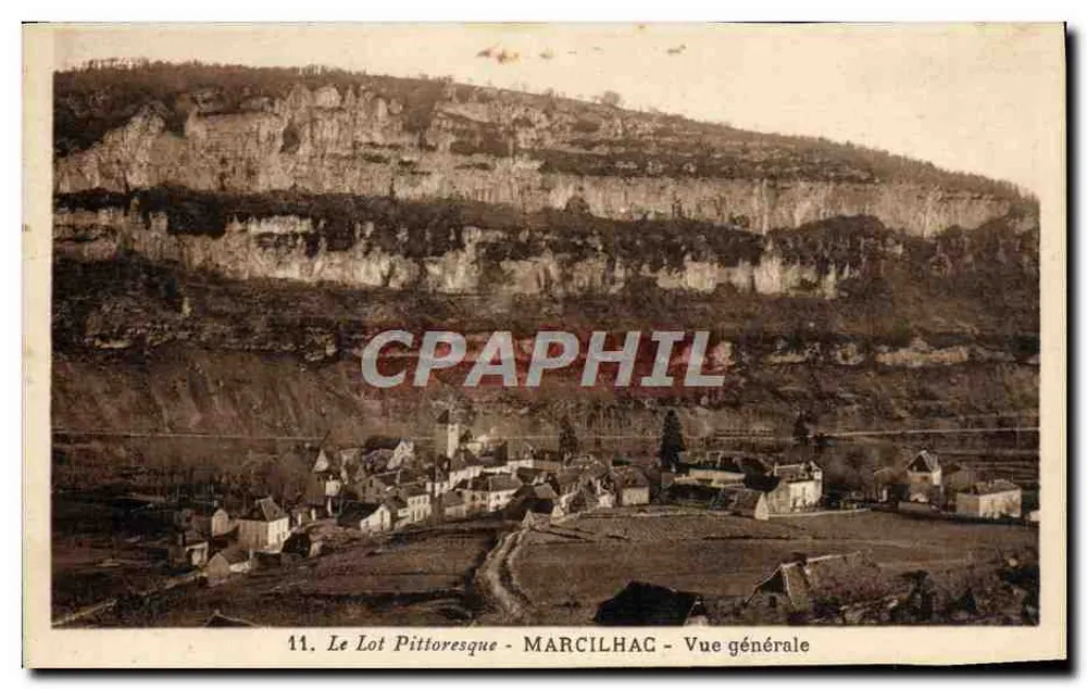 Marcilhac — Allgemeiner Blick — Le Lot Pittoresque — Verlag Delmas, Nr. 11 - Vorderseite