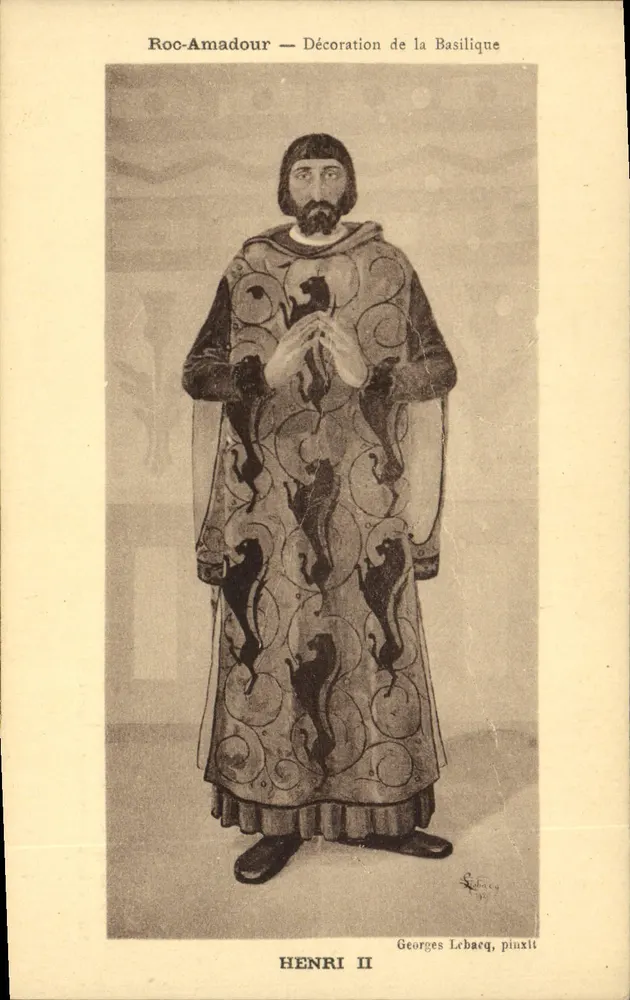 Roc-Amadour — Dekoration der Basilika — Georges Lebaec, pinxlt - Vorderseite