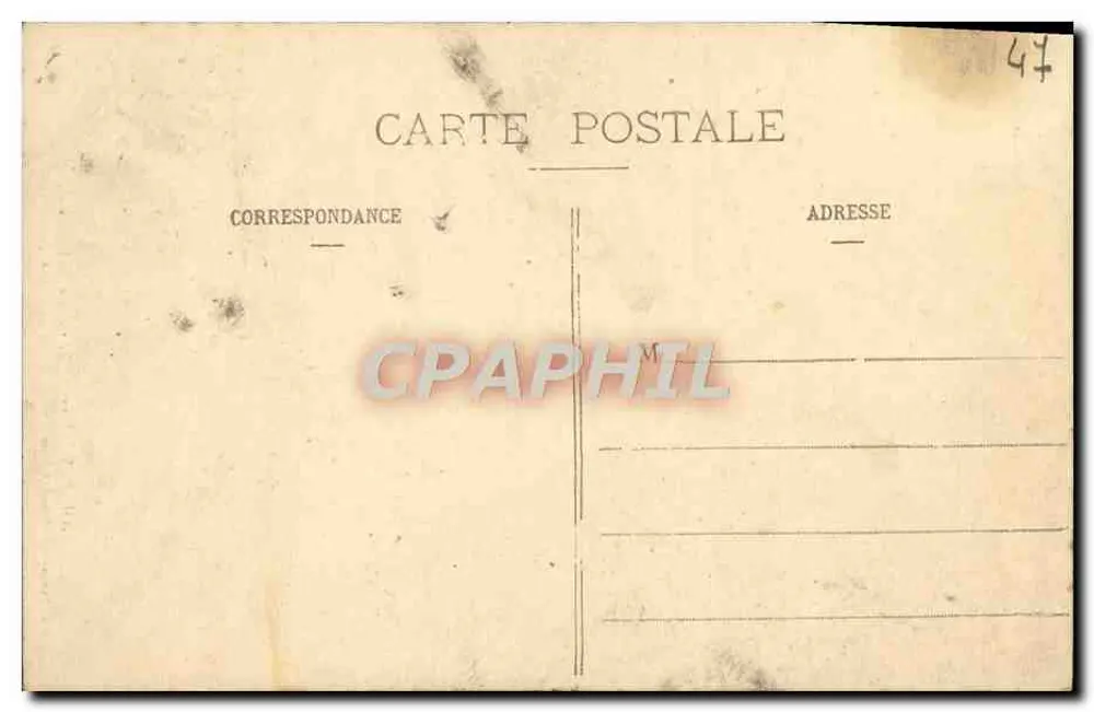 Villeneuve-sur-Lot — Porte de Pujols — Cliché A. Launay - P. Delsol, Verlag - Rückseite