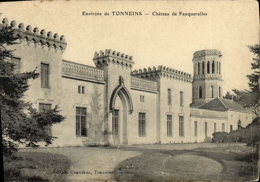Environ de TONNEINS — Château de Fauquerolles — Éditeur Chaudruc, Tonneins - Vorderseite