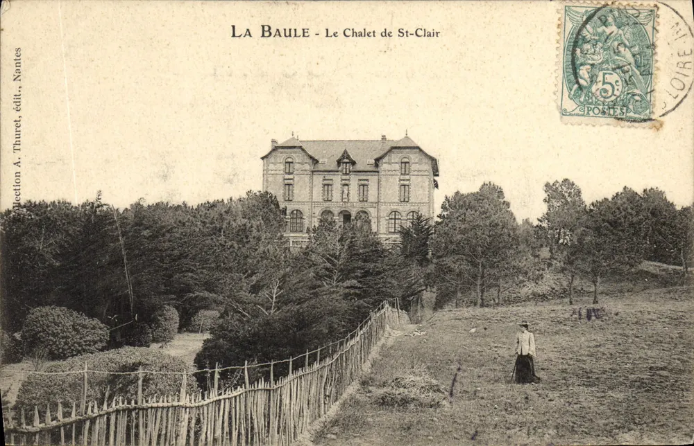 La Baule - O Chalet de St-Clair — editor A. Thuret, Nantes - Frente