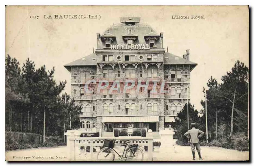 La Baule (L.-Inf.) — L'Hôtel Royal — Phototypie Vasselier, Nantes - Frente