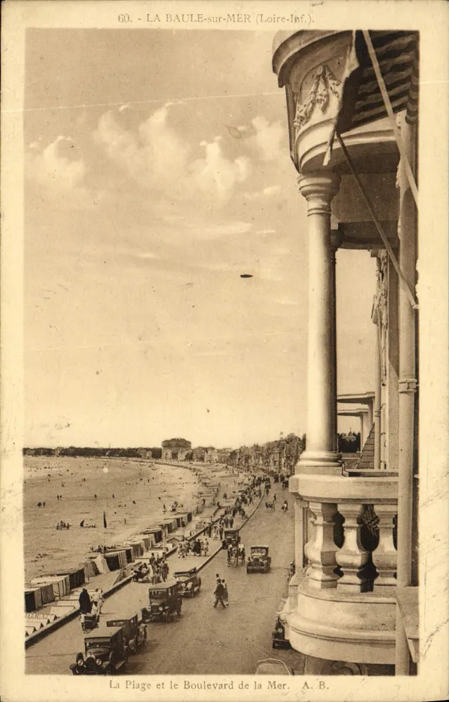 Die Strände und der Seeboulevard — La Baule-sur-Mer (Loire-Inf.) — A. B. - Vorderseite