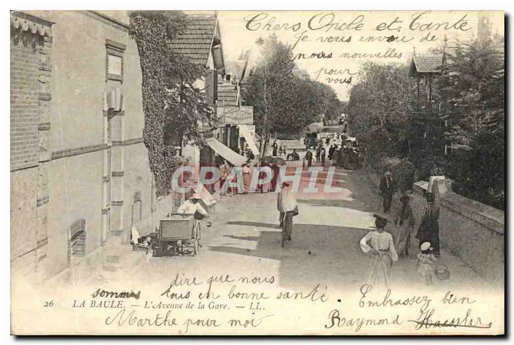 La Baule — Die Bahnhofstraße — Sormanes, n°26 - Vorderseite