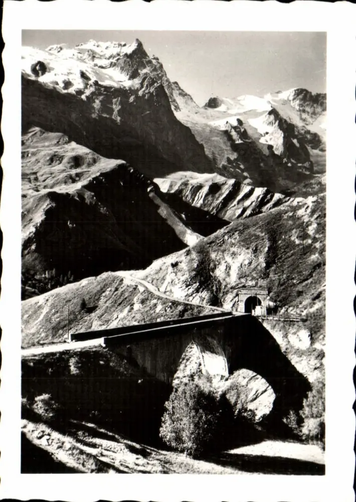 Route du Lautaret und Grand Pic de la Meije (3983 m.) — n°17 - Vorderseite