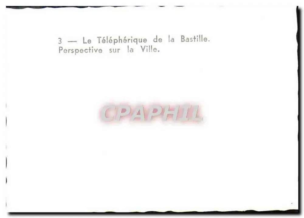 Die Bastille — Panoramablick vom Seilbahn — n°3 - Rückseite