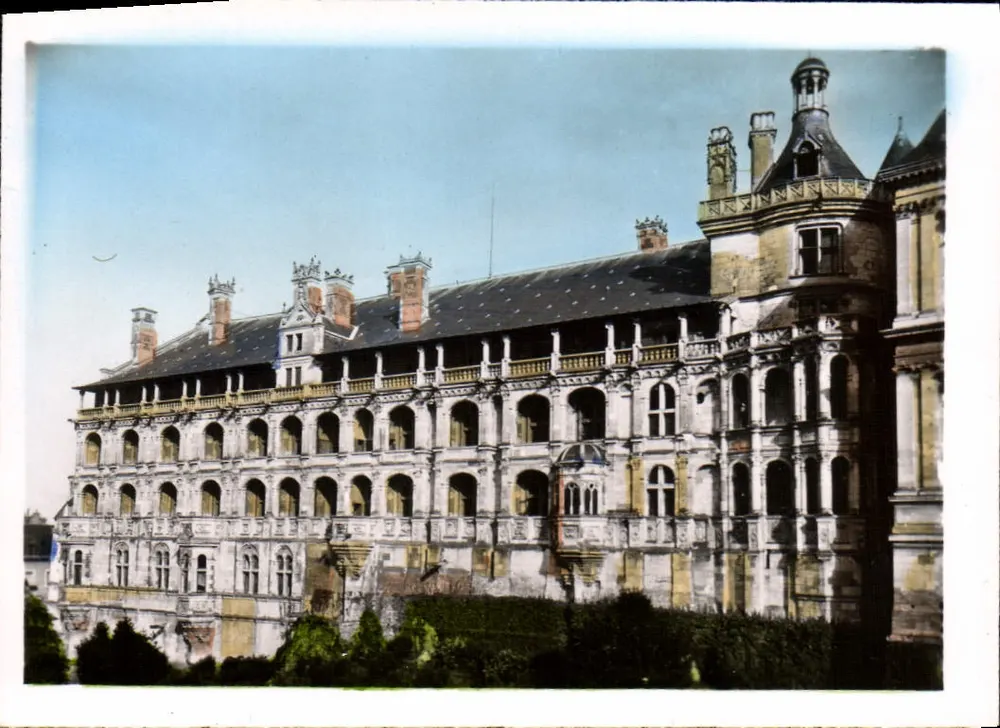 Schloss Blois — Flügel François Ier: Fassade der Loggien — Luxusausgabe « ESTEL » n°2502 - Vorderseite