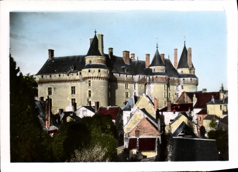 Schloss Langeais — Blick auf die Stadt — Luxusausgabe « Estel » n° 2174 - Vorderseite