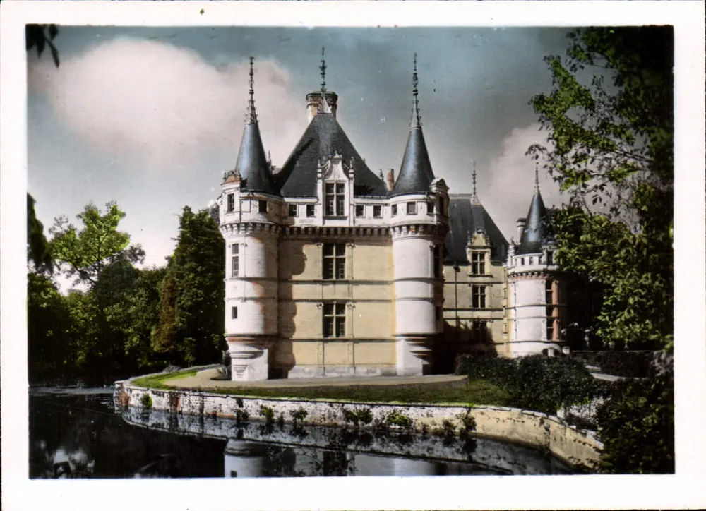 Castelo de Azay-le-Rideau — Fachaça oriental — Éditions de Luxe « Estel » n°2353 - Frente