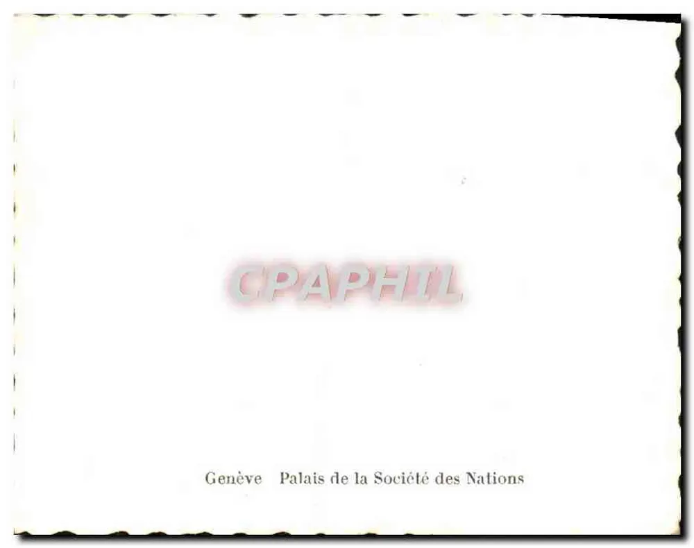 Palácio das Nações — Genebra - Verso