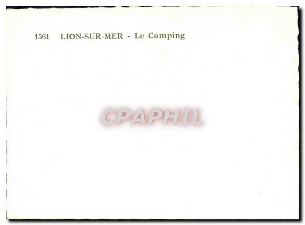Lion-sur-Mer — O Camping — 1561 - Verso