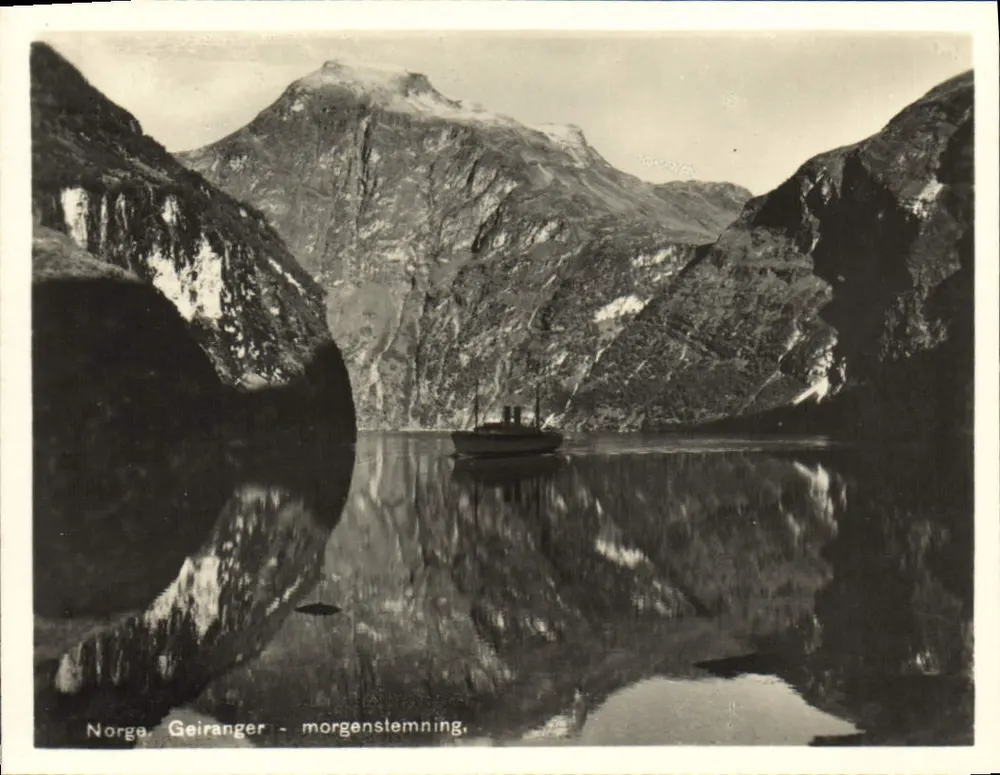Geiranger - morgenstemning — Noruega — editor desconhecido - Frente