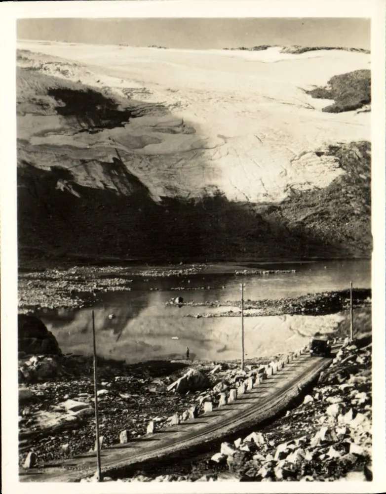 Vista del glaciar entre Videsæter y Grøtli — n°3 - Anverso