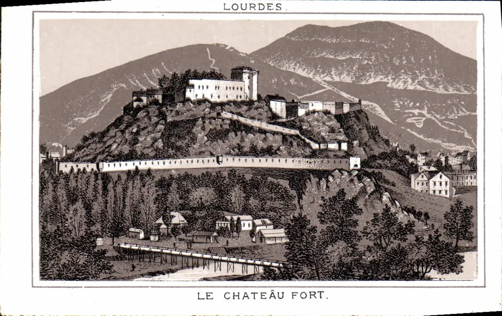Lourdes — Le Château Fort — éditeur non visible - Frente