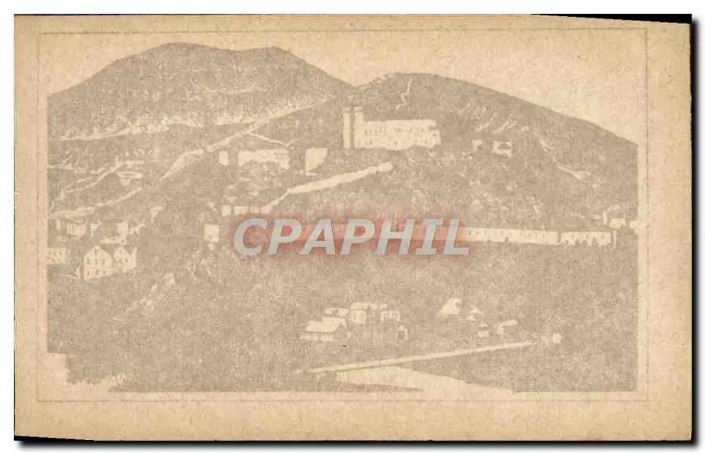 Lourdes — Le Château Fort — éditeur non visible - Verso