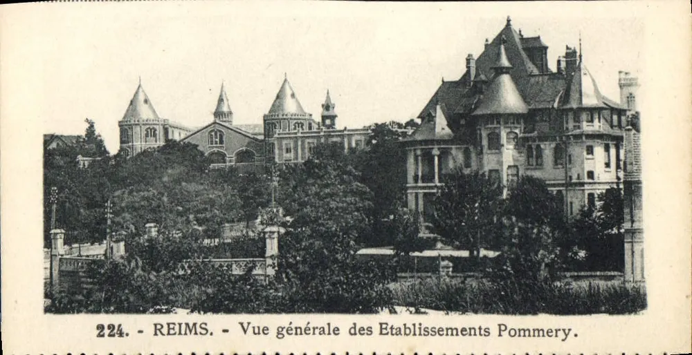 Reims — Vista geral dos Estabelecimentos Pommery — n° 224 - Frente
