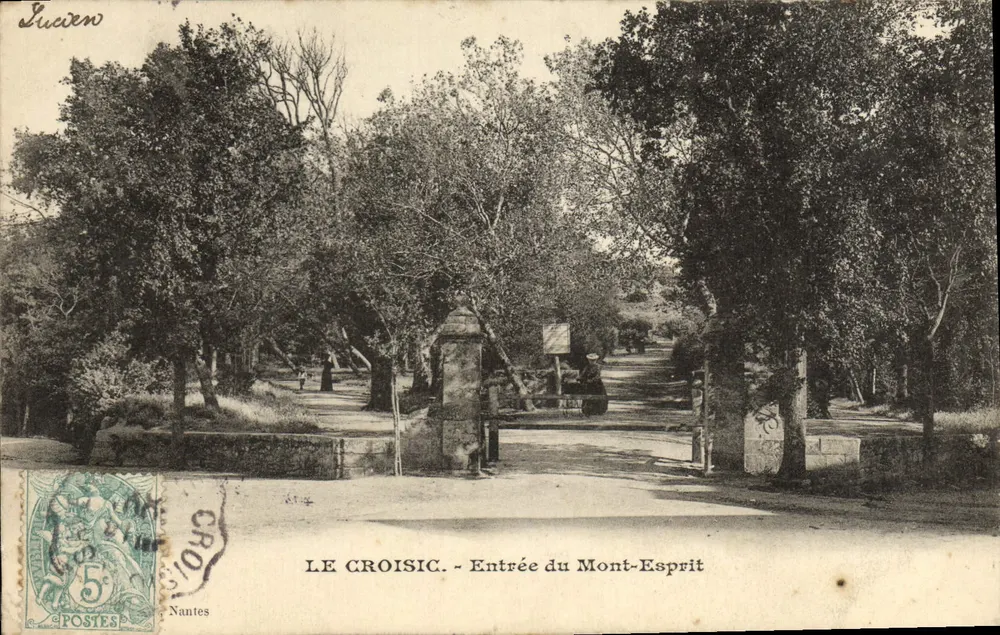 Le Croisic - Entrada do Mont-Esprit — Lucien, editor, Nantes - Frente