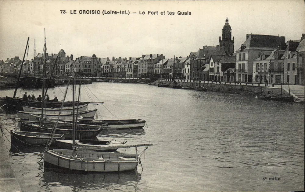 Le Croisic (Loire-Inf.) — Der Hafen und die Kais — F. Chappelou, Verlag, Nantes - Vorderseite