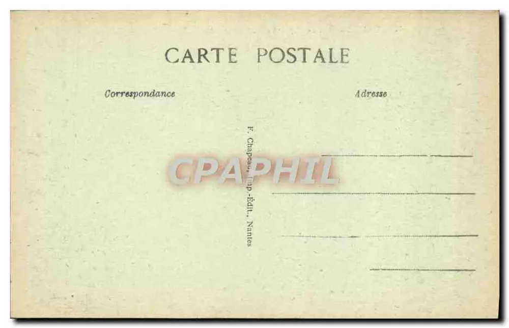 Le Croisic (Loire-Inf.) — Der Hafen und die Kais — F. Chappelou, Verlag, Nantes - Rückseite