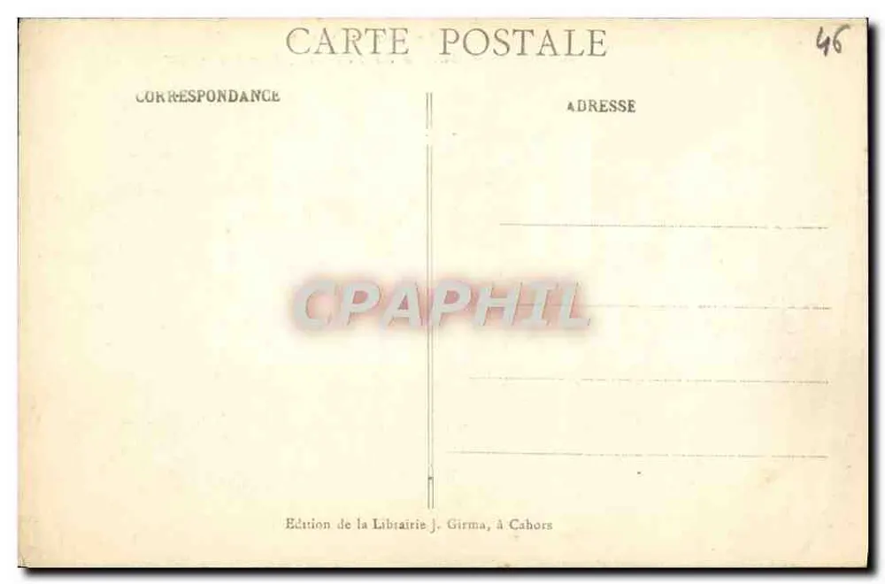 Cahors — Maison de Roaldès, genannt Henri IV — Le Lot Illustré - Rückseite