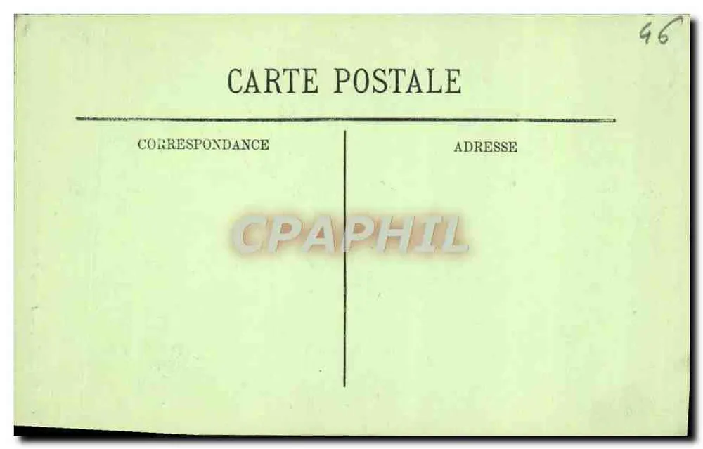 Cahors — Janela Renascentista rua dos Boulevards — L.L. n° 62 - Verso