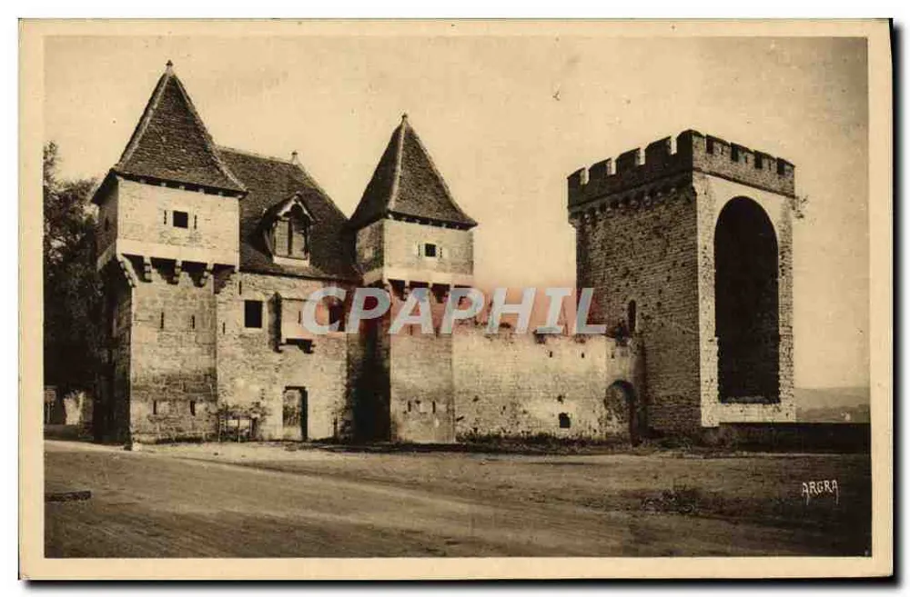 Die Barbacane und die Turm der Gefangenen — Cahors — Arts Graphiques de Julouse - Vorderseite