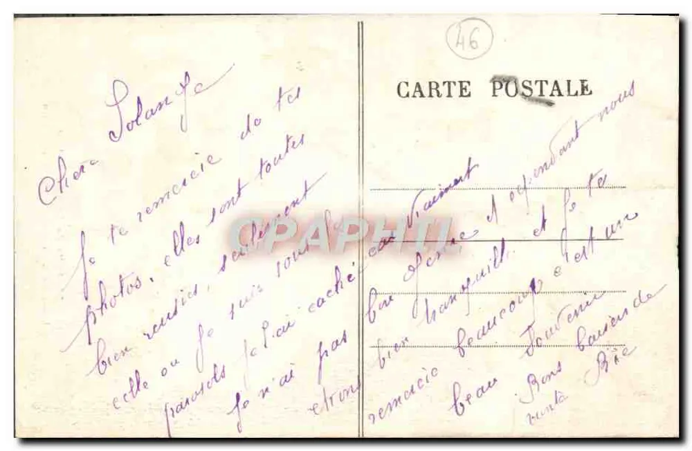 Quelle von Padirac (Lot) — Abstieg zur Galerie der Fontaine — Verlag M.T.E. n°56 - Rückseite